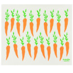 Linge suédois T-Grand format Les carottes. D’autres linges suédois sont disponible à la boutique d’articles de cuisine Couleur Bonheur de Lac-Mégantic