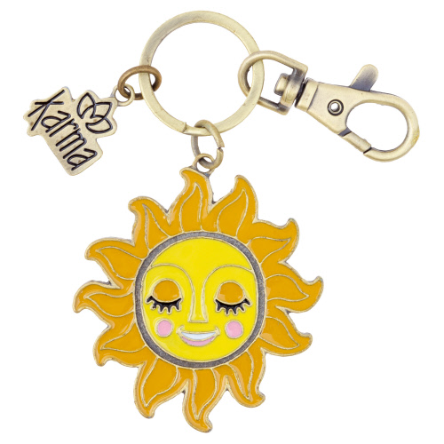 Porte-clés Soleil - Couleur Bonheur