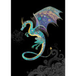 Carte Jewels Le Dragon. Découvrez les plus belles cartes de souhaits à boutique cadeau Couleur Bonheur de Lac-Mégantic.